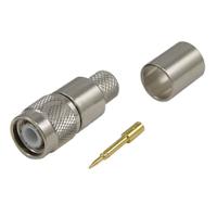 atm-1402 L-Com ATM Series, Plug Cable Mount TNC Connector, Crimp Termination, Straight Body