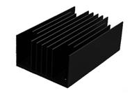 hs-dc-14-lfl-20 SPREADFAST Heatsink, 1/4 Brick DC/DC Converter, 58 x 37 x 20mm