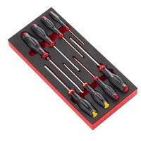 modmat1 Facom Phillips; Slotted Screwdriver Set, 8-Piece