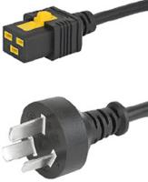 60512052 Schurter IEC C19 Socket to Type I Chinese Plug Power Cord