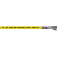 2170614 LappUNI LAN1000 S/FTP, 100m Cat6a, Yellow, Shielded, Unterminated FRNC Sheath