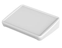 35110146hmt1-bop-101-pq-9016 Bopla BoPad Series White ABS Desktop Enclosure, Sloped Front, 285 x 198 x 61.2mm