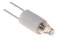 104-777 RS PRO White LED Indicator Lamp, 100/250V, bi-pin Base