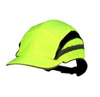 7100217844 3M Yellow Short Peaked Bump Cap, ABS Protective Material