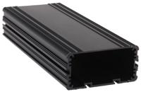 468-7140 RS PRO Black Anodised Aluminium Instrument Case, 200 x 81.4 x 40mm