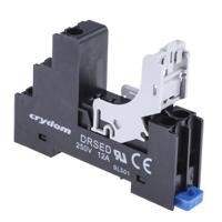 drsed Sensata Crydom ED Series 5 Pin 250V DIN Rail Relay Socket, for use with ED Series