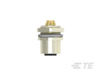 t4133012081-000 TE Connectivity Circular Connector, 8 Contacts, Front, M12 Connector, Socket, Female, IP67, M12 Series
