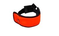 sa300 Coast Orange Reusable Fabric Arm Band for Construction Use, Adjustable (Variable)cm Length, One Size