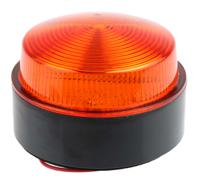 187-9652 RS PRO Amber Flashing Beacon, 18 → 30 V dc, Stud Mount, Surface Mount, Xenon Bulb, IP67