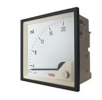 186-2502 RS PRO Analogue Panel Ammeter 20 (Input)mA DC, 92mm x 92mm, 1 % Moving Coil