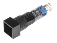 al8q-a100 Idec Illuminated Miniature Push Button Switch, Latching, Panel Mount, 8mm Cutout, SPDT, 250V, IP40