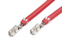 2196542123 Molex Female Micro-One to Female Micro-One Crimped Wire, 225, 22, Red