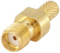 32k107-307l5 Rosenberger SMA Series, Jack Cable Mount SMA Connector, 50Ω, Crimp Termination, Straight Body