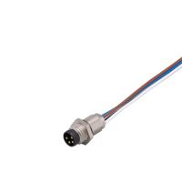 e11190 ifm electronic Male 1 way M8 to Unterminated Unterminated Sensor Actuator Cable, 0.5 m