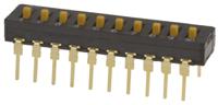 a6d-0103 Omron 10 Way Through Hole DIP Switch 10P