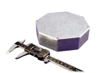 1590stpc Hammond 1590 Series Natural Die Cast Aluminium Enclosure, IP54, Natural Lid, 133 x 133 x 35mm