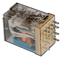 553490240000 Finder Plug In Relay, 24V dc Coil, 7A Switching Current, 4PDT