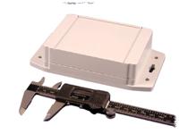 1555ff17gy Hammond 1555F Series ABS Enclosure, IP66, Flanged, 4.7 x 3.6 x 1.47in