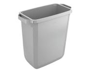 1800503050 Durable  60L Grey Plastic Waste Bin