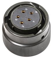 62gb-56t14-05sn Amphenol Limited, 62GB 5 Way Cable Mount MIL Spec Circular Connector PlugOlive, Socket Contacts,Shell Size 14, Bayonet