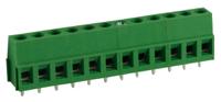 897-0840 RS PRO PCB Terminal Block, 12-Contact, 5mm Pitch, Through Hole Mount, 1-Row, Screw Termination