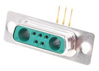 fm7w2s5-k121-1731070095 FCT from Molex FM 2 (Power/Coax), 5 (Signal) Way Right Angle Through Hole D-sub Connector Socket