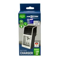 1001-0094-44-03520 Ansmann  Battery Charger For NiMH 9V, AA, AAA 4 Cell with UK plug, Batteries Included