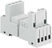 1svr405651r3000-cr-m4ss ABB CR-M DIN Rail Relay Socket, for use with CR-M Interface Relay