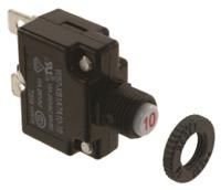 w57-xb1a7a10-5 TE Connectivity Thermal Circuit Breaker - W57  Single Pole 250V ac Voltage Rating, 5A Current Rating