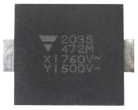 smdy1222my5udr Vishay Single Layer Ceramic Capacitor 2.2 nF 760 V ±20 % Y5U Dielectric, SMD Y1, Surface 125 °C Max Op. Temp.