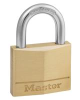 140eurd Master Lock Padlock Brass Padlock, 6mm Shackle, 40mm Body