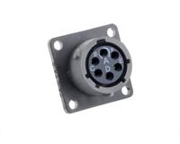 utsx010d6s Souriau Sunbank by Eaton Circular Connector, 6 Contacts, Cable, Standard Connector, Socket, Female, IP68, IP69K, UTSX