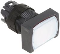zb6de1 Schneider Electric Harmony XB6 Series White Illuminated Spring Return Push Button Head, 16mm Cutout, IP65