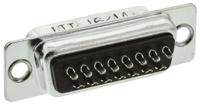 119998-2831 ITT Cannon ZD* 15 Way Panel Mount D-sub Connector Plug, 2.77mm Pitch