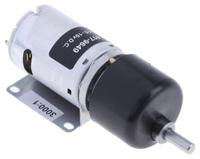 417-9649 RS PRO Brushed Geared DC Geared Motor, 19.8 W, 12 V dc, 59 Ncm, 4 rpm, 6mm Shaft Diameter