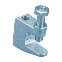 386805 nVent CADDY Galvanised Cast Iron Beam Clamp, 122.3kg Holding Weight, Fits Channel Size 18mm