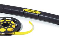 556-25019-ttagpu11x65ye-pur-ye HellermannTyton TIPTAG Cable Tie Cable Marker, Yellow, Pre-printed "TIPTAG PU", 556-25019 TTAGPU11X65YE-PUR-YE