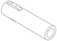 03-06-1011 Molex, STANDARD .062" Female Connector Housing, 1.57mm Pitch, 1 Way, 1 Row