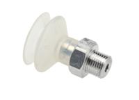 1820415037 EMERSON ? AVENTICS 20mm Bellows Fluoromethyl Silicone Suction Cup , 1/8 in