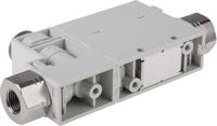 pfm750s-f01-f SMC Compact Mount Flow Controller, 1 → 50 L/min, PNP Output, 24 V dc, 1/8 in Pipe