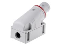 2406396t Scame IP44 Red Wall Mount 3P + E Industrial Power Plug, Rated At 63A, 415 V