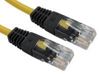 266-2686 RS PRO, 2m Cat5e, Yellow RJ45 to Male RJ45 Male, UTP Unshielded, Terminated PVC Sheath