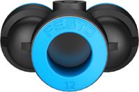 qsy-12-10 Festo QSY Series Y Tube-to-Tube Adaptor, Push In 12 mm to Push In 10 mm, Tube-to-Tube Connection Style, 153156