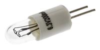 104-991 RS PRO Bi-Pin Indicator Light, Clear, 6.3 V, 200 mA, 20000h