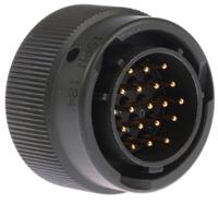 62gb-56t14-19pn Amphenol Limited, 62GB 19 Way Cable Mount MIL Spec Circular Connector PlugOlive, Pin Contacts,Shell Size 14, Bayonet