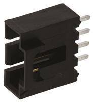 70543-0003 Molex SL Series Straight Through Hole PCB Header, 4 Contact(s), 2.54 mm Pitch, 1 Row, Shrouded