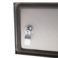 842-8412 RS PRO 304 Stainless Steel Wall Box, IP66, 240 mm x 180 mm x 150mm