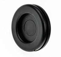 01330355010 SES Sterling DG Black PVC 28mm Cable Grommet for Maximum of 21mm Cable Dia.