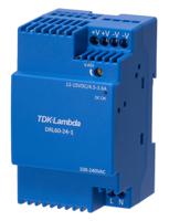 drl-60-12-1 TDK-Lambda DRL-60 Switched Mode DIN Rail Power Supply, 85 → 264V ac ac Input, 12V dc dc Output, 4A Output, 60W