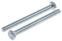 917-2851 RS PRO Bright Zinc Plated Steel, Hex Bolt, M6 x 70mm